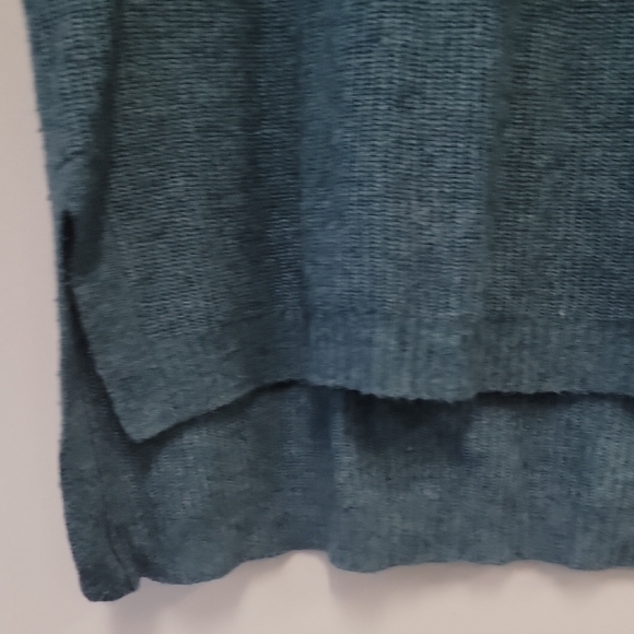Madewell Teal Cowl Neck Sweater - Picture 6 of 14
